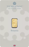 1 g sztabka złota BRITANNIA