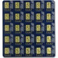 25 × 1 g PAMP – sztabki złota próby 999,9 – złoto inwestycyjne