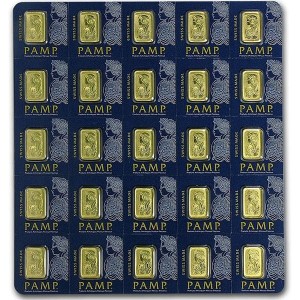 Multigram sztabka 25x1g złota PAMP  