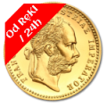 1 dukat austro-węgierski moneta złoto próba 986