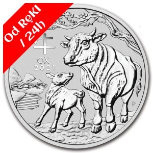 Rok WOŁU seria Lunar III moneta 1 uncja srebra 2021r