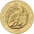 Dragon Bestie Tudorów 1 uncja złota