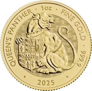 Bestie Tudorów- The Royal Tudor Beasts -Tudor Beasts Queen's Panther/Pantera Królowej 2025 moneta 1 uncja złota