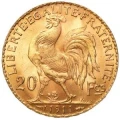 moneta 20 Złotych Franków francuskich