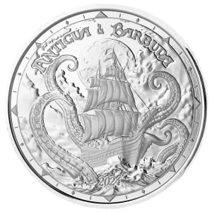 EC8 Antiqua & Barbuda moneta 1oz srebra pr. 999
