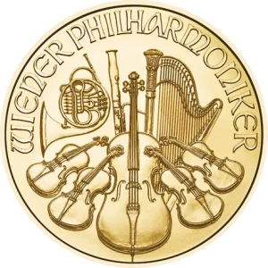 1/25 uncji zlota Wiedenscy Filharmonicy - moneta