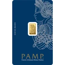 1g sztabka złota PAMP