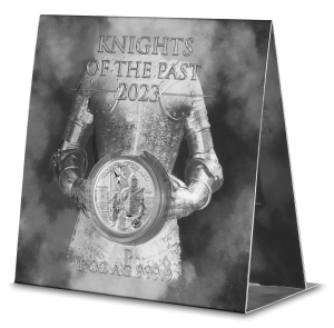 Ostatni Rycerz - Knight Of The Past 2023  moneta 1 uncja srebra, 5 euro