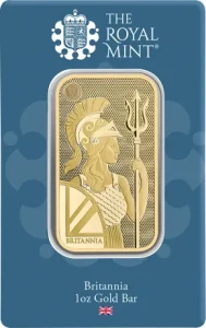 1 uncja sztabka złota BRITANNIA (7 dni)