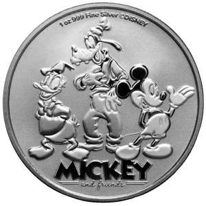Disney - Mickey & Friends moneta 1 uncja srebra 2025