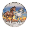 brumby colored 2025 silver coin 1oz Ag9999