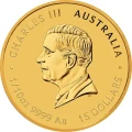 Złota moneta Lunar III Rok Konia 2026 1/10 oz – rewers z koniem