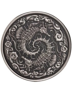 Seahorse - Konik Morski 2024 moneta 1oz srebra Ag999 Proof Like Antique