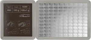 Sztabka srebra 100x1g CombiBar