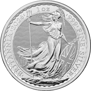 Britannia 1 uncja srebra (30 dni)