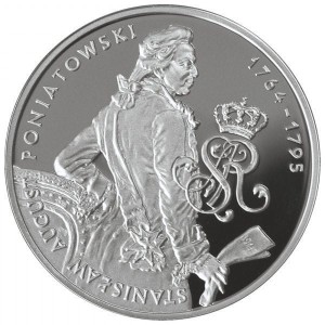 moneta 10 zł NBP August Poniatowski 2005, 14,14g srebra