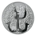 Srebrna moneta NBP 60. Rocznica Powstania Warszawskiego 2004