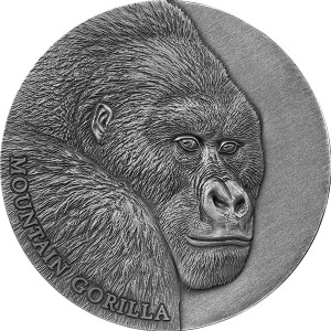 Expressions of Wildlife – Mountain Gorilla - Goryl - 2oz moneta srebrna 2021