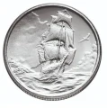 Sailboat – Ascension Island 2025 1 oz srebra – moneta kolekcjonerska z wysokim reliefem