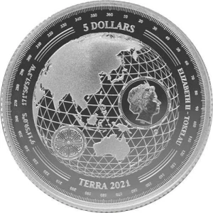 Tokelau Terra 2021 moneta 1 uncja srebra 