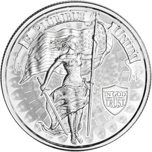 Pluribus Unum Liberty Sword and Snake 1 uncja srebra