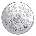 Golden State Mint Year of the Snake 2025 1 uncja srebra Ag 999