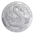 Medal Year of the Snake 2025 Golden State Mint 1 oz srebra