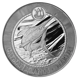 Cayman Islands – Marlin 2025 moneta 1 uncja srebra