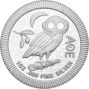 Ateńska Sowa - 1 uncja srebra