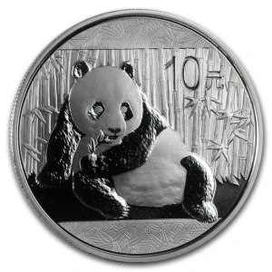Chińska Panda 2015  moneta 1 uncja srebra
