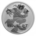 Street Fighter Chun-Li 2022 srebrna moneta inwestycyjna 1 uncja srebra 31,10 g Tuvalu Perth Mint