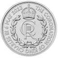 Koronacja Króla Karola III 2023 srebrna moneta 1 uncja