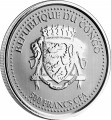 srebrna moneta Goryl Srebrnogrzbiety 1 uncja srebra 2021