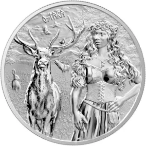 Valkiries Ostara 1oz srebrna moneta