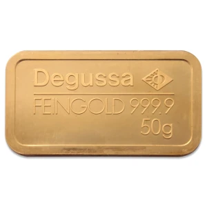 50 g sztabka złota - niesortowana