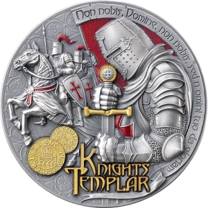  Tajne Stowarzyszenia Knights Templar, Secret Societies 2 oz srebra 2026