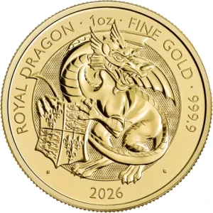 Bestie Tudorów- The Royal Tudor Beasts - Royal Dragon 2026 moneta 1 uncja złota