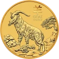 Rok Kozy z Lunar Series III- Year of Goat- 1 uncja złota moneta 2027