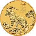 Rok Kozy z Lunar Series III- Year of Goat- 1/2 uncja złota moneta 2027