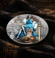 Temida Themis 2026 – srebrna moneta z selektywnym złoceniem i szafirami w nakładzie 500szt.