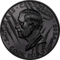 BlackandWhite-Lew 1oz srebra obsydiowany