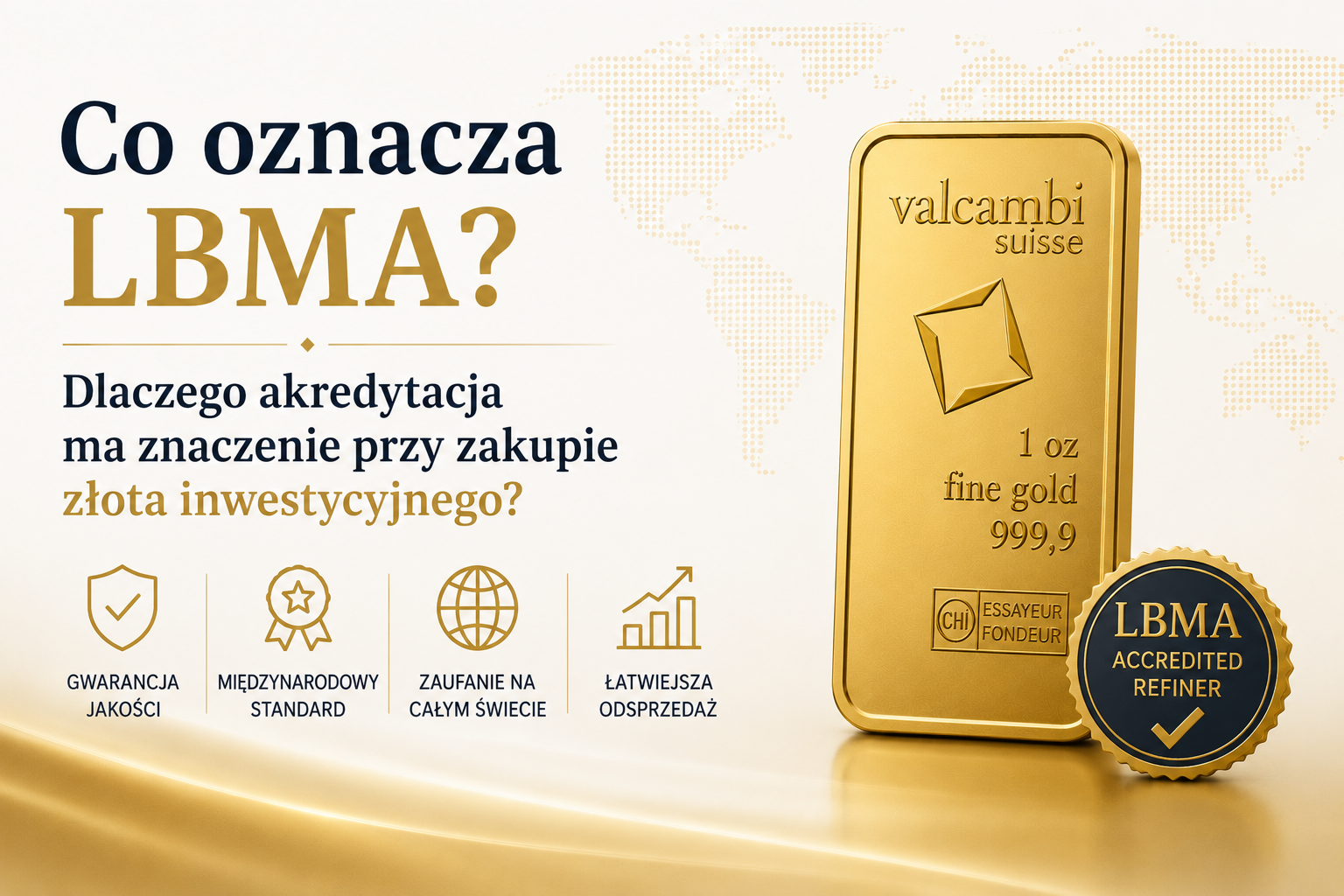 Co oznacza LBMA? Dlaczego akredytacja ma znaczenie przy zakupie złota inwestycyjnego